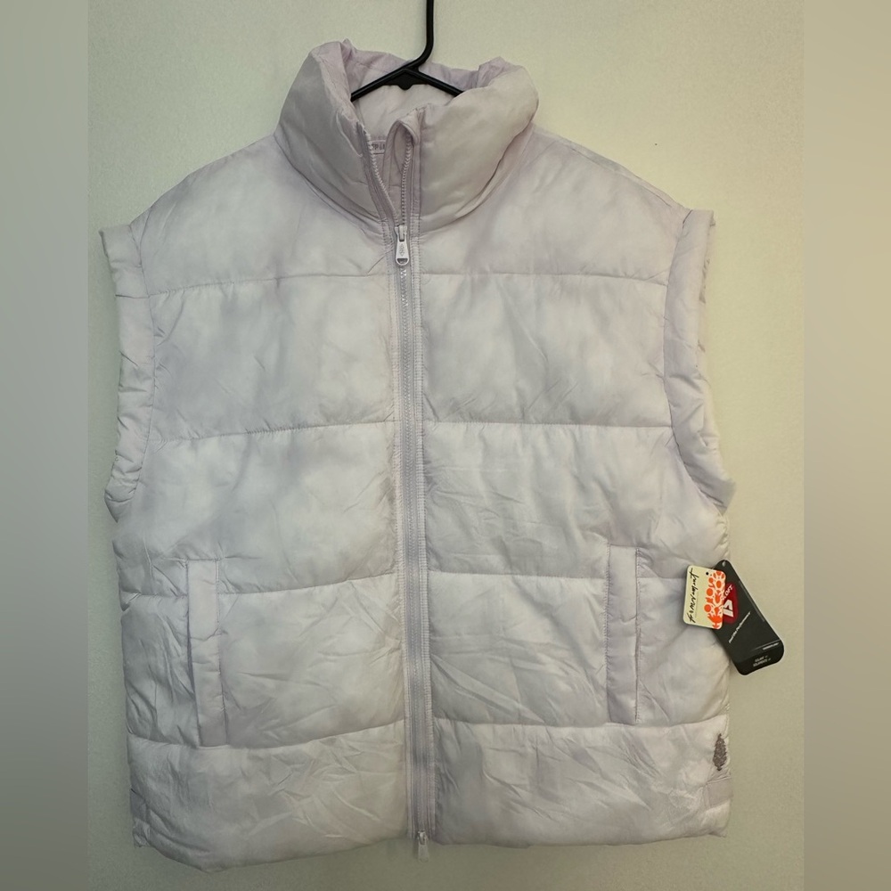FP Movement by Free People In A Bubble Puffer Vest in Rose Quartz size S